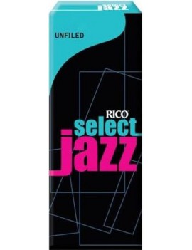 Rico Select Jazz (senza taglio) per SAX BARITONO tensione 2H (conf. da 5)