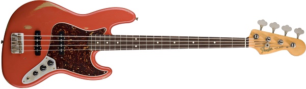 Road Worn® ‘60s Jazz Bass® Rosewood Fingerboard, Fiesta Red