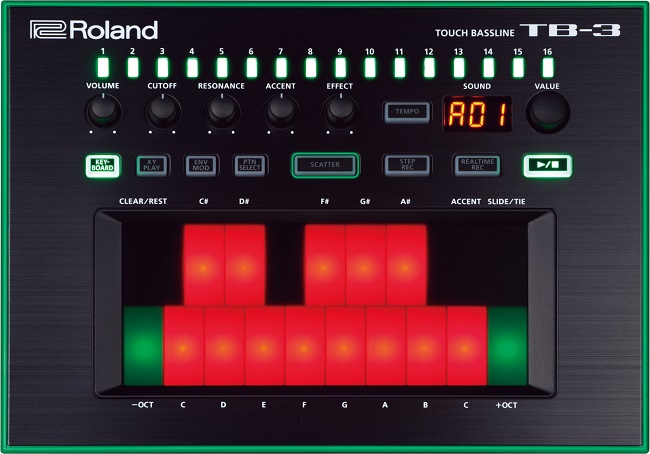 Roland TB-3 AIRA Touch Bassline