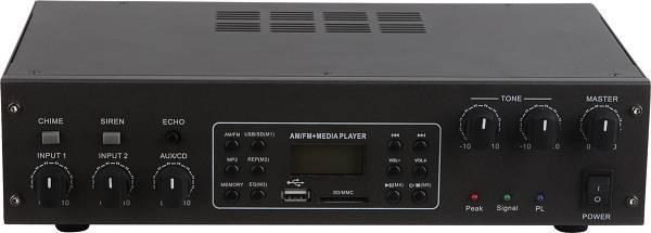 Amplificatore 60W con Tuner e Lettore MP3