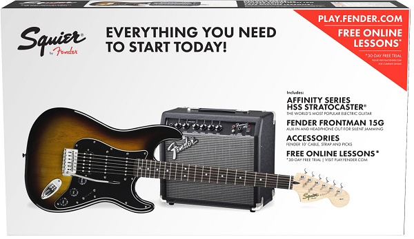 SQUIER AFFINITY SERIES™ STRATOCASTER® HSS PACK BSB