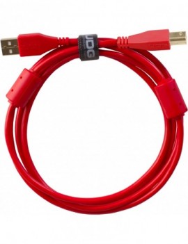 UDG U95001RD  - ULTIMATE AUDIO CABLE USB 2.0 A-B RED STRAIGHT 1M