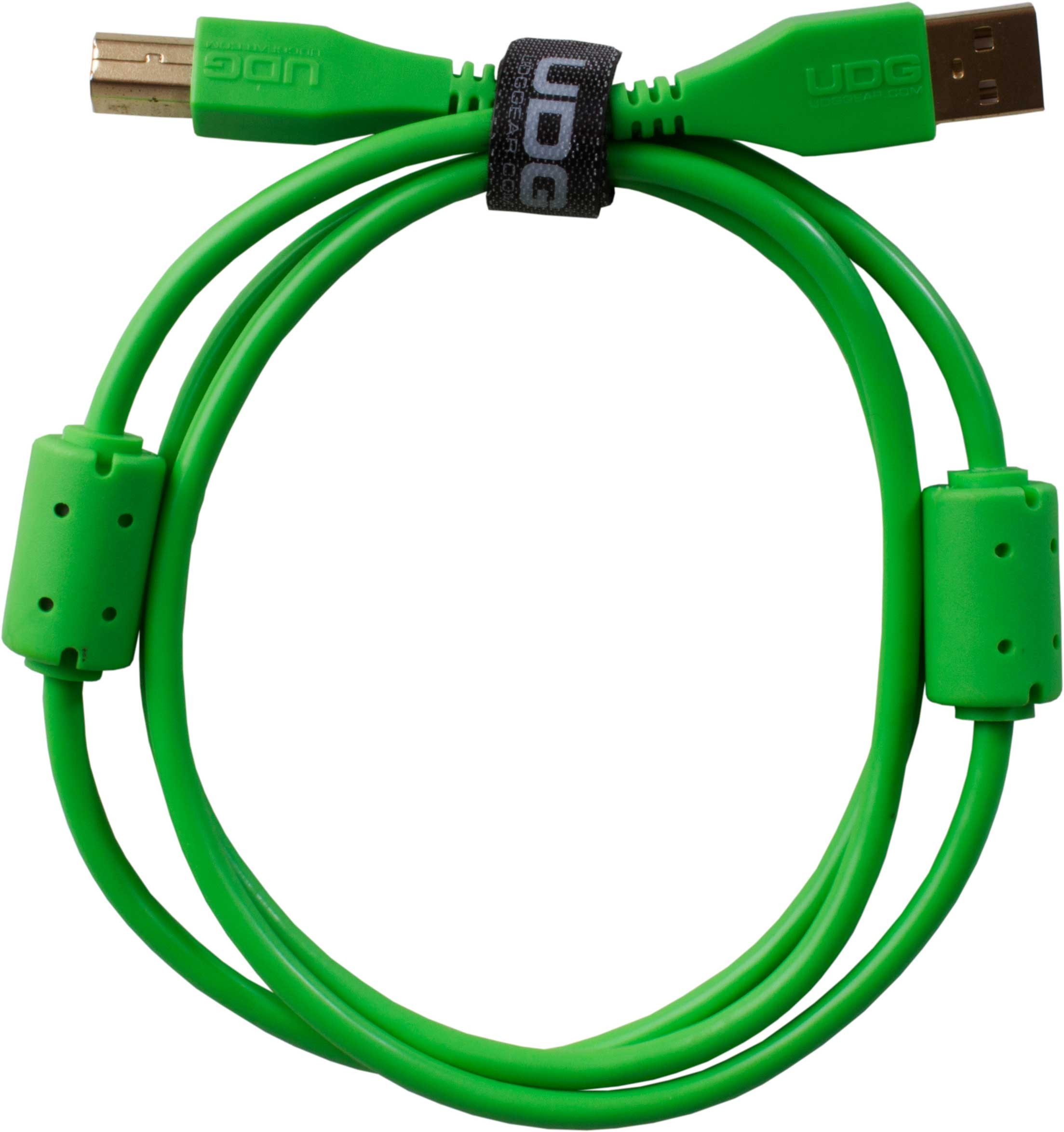 UDG U95001GR - ULTIMATE AUDIO CABLE USB 2.0 A-B GREEN STRAIGHT  1M