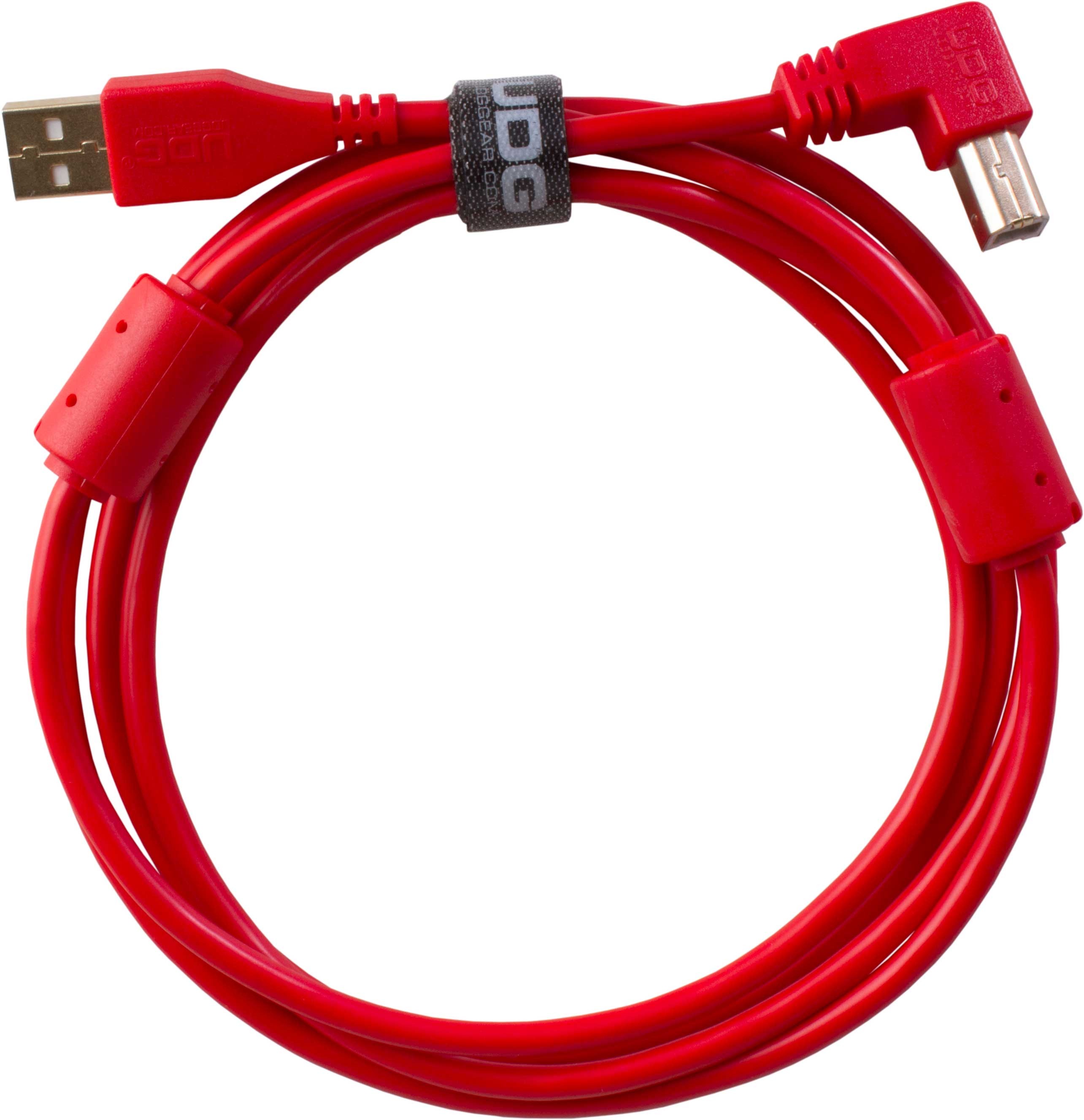 UDG U95004RD - ULTIMATE AUDIO CABLE USB 2.0 A-B RED ANGLED 1M