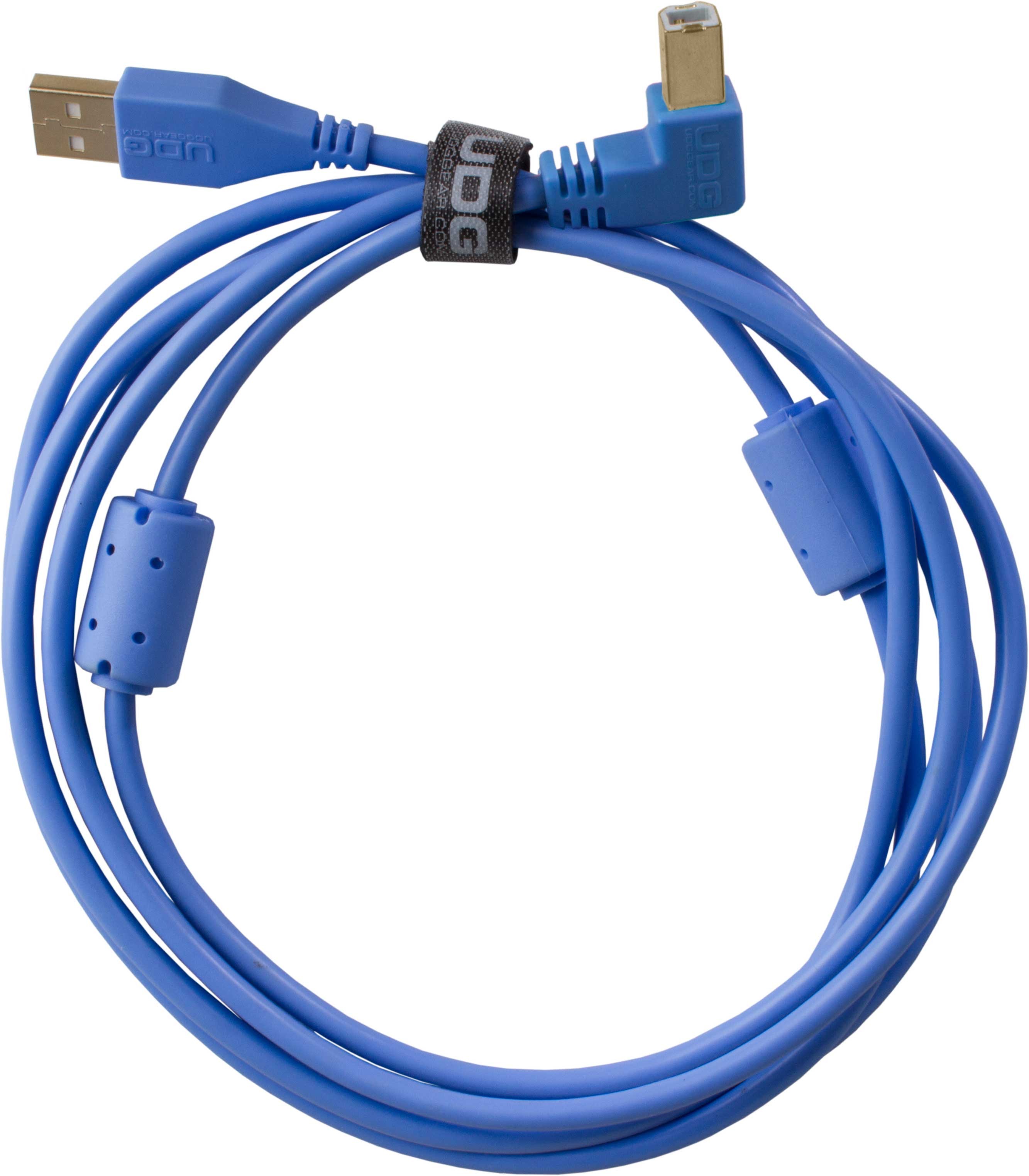 UDG U95006LB - ULTIMATE AUDIO CABLE USB 2.0 A-B BLUE ANGLED 3M
