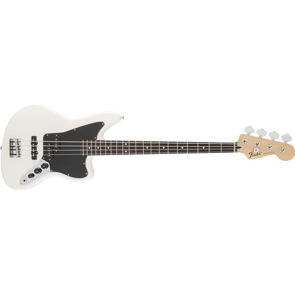 Standard Jaguar® Bass, Rosewood Fingerboard, Olympic White