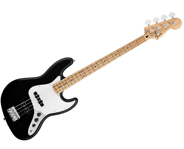 Standard Jazz Bass® Maple Fingerboard, Black