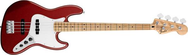 Standard Jazz Bass® Maple Fingerboard, Candy Apple Red