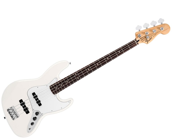 Standard Jazz Bass® Rosewood Fingerboard, Arctic White