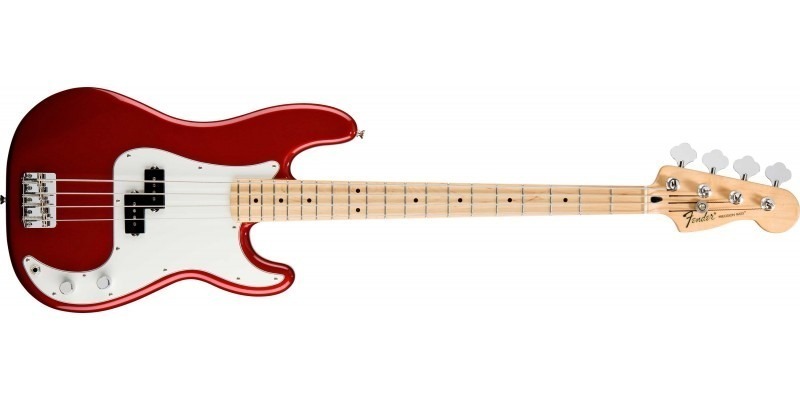 Standard Precision Bass® Maple Fingerboard, Candy Apple Red