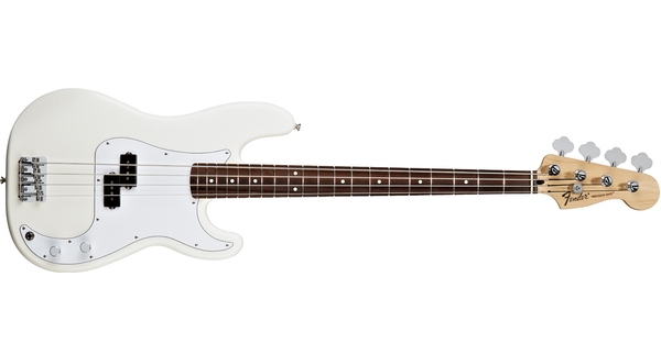 Standard Precision Bass® Rosewood Fingerboard, Arctic White