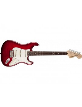 Standard Stratocaster® Flame Maple Top, Rosewood Fingerboard,Crimson Red Transparent