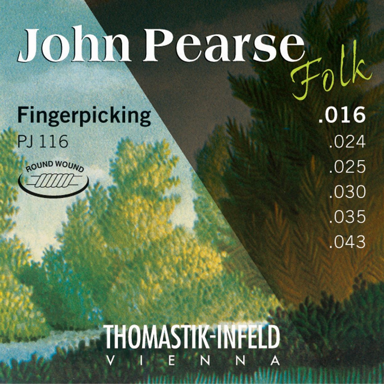 THOMASTIK PJ116 ACOUSTIC GUITAR JOHN PEARSE STRING SET