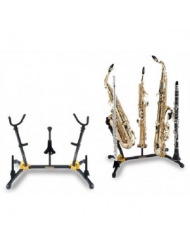 Supporto per 2 sax alto e/o tenore, 1 sax soprano, 2 flauti e/o clarinetti
