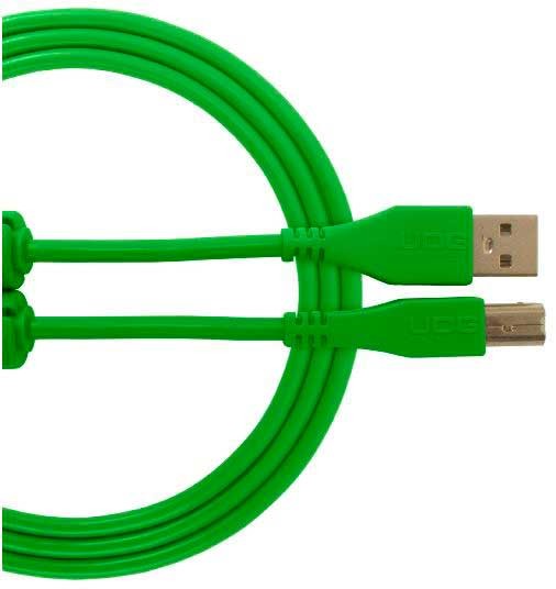 UDG U96001GR - ULTIMATE AUDIO CABLE USB 2.0 C-B GREEN STRAIGHT 1,5M