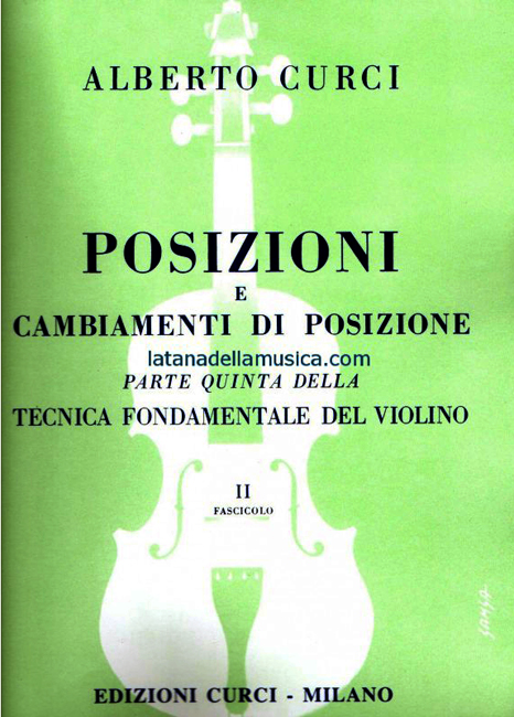 Tecnica Fondamentale del Violino Parte Quinta 1° Fascicolo