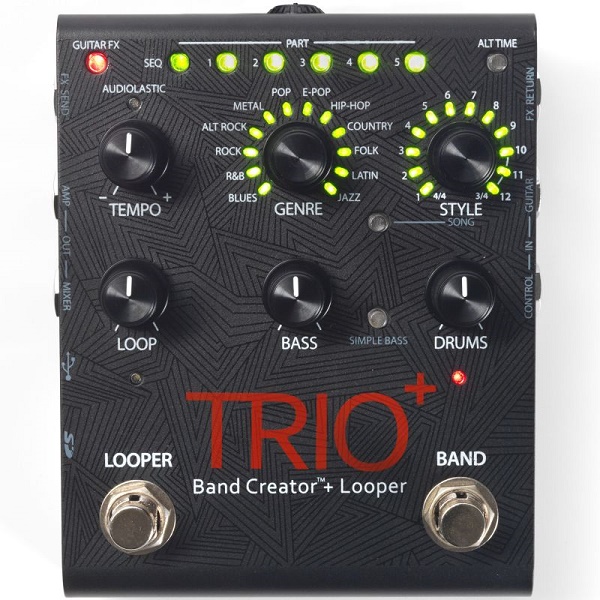Trio Plus “Band Creator” Pedale con Looper