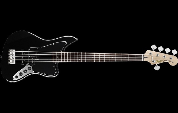 Vintage Modified Jaguar® Bass V Special (5-String), RosewoodFingerboard, Black