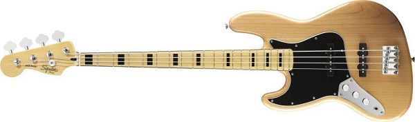 Vintage Modified Jazz Bass® ‘70s Left-Handed, Maple Fingerboard,Natural