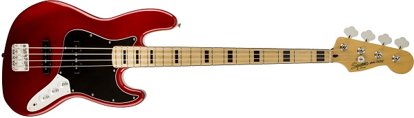 Vintage Modified Jazz Bass® ‘70s, Maple Fingerboard, Candy AppleRed