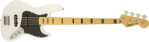 Vintage Modified Jazz Bass® ‘70s, Maple Fingerboard, Olympic White