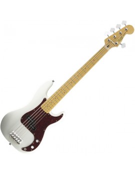 Vintage Modified Precision Bass® V (5-String), Maple Fingerboard,Olympic White