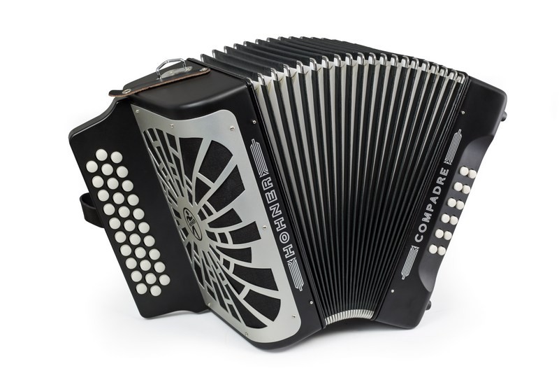 HOHNER COMPADRE ADG RED SILVER GRILL