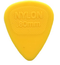 DUNLOP 443R.80 Nylon Midi Yellow .80mm