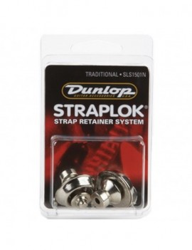DUNLOP SLS1501N Straplok Traditional Strap Retainer System, Nickel