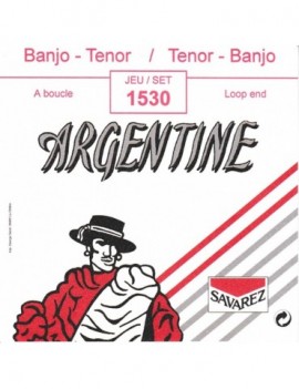 ARGENTINE 1530 Set 4 Corde Loop End Banjo Tenore