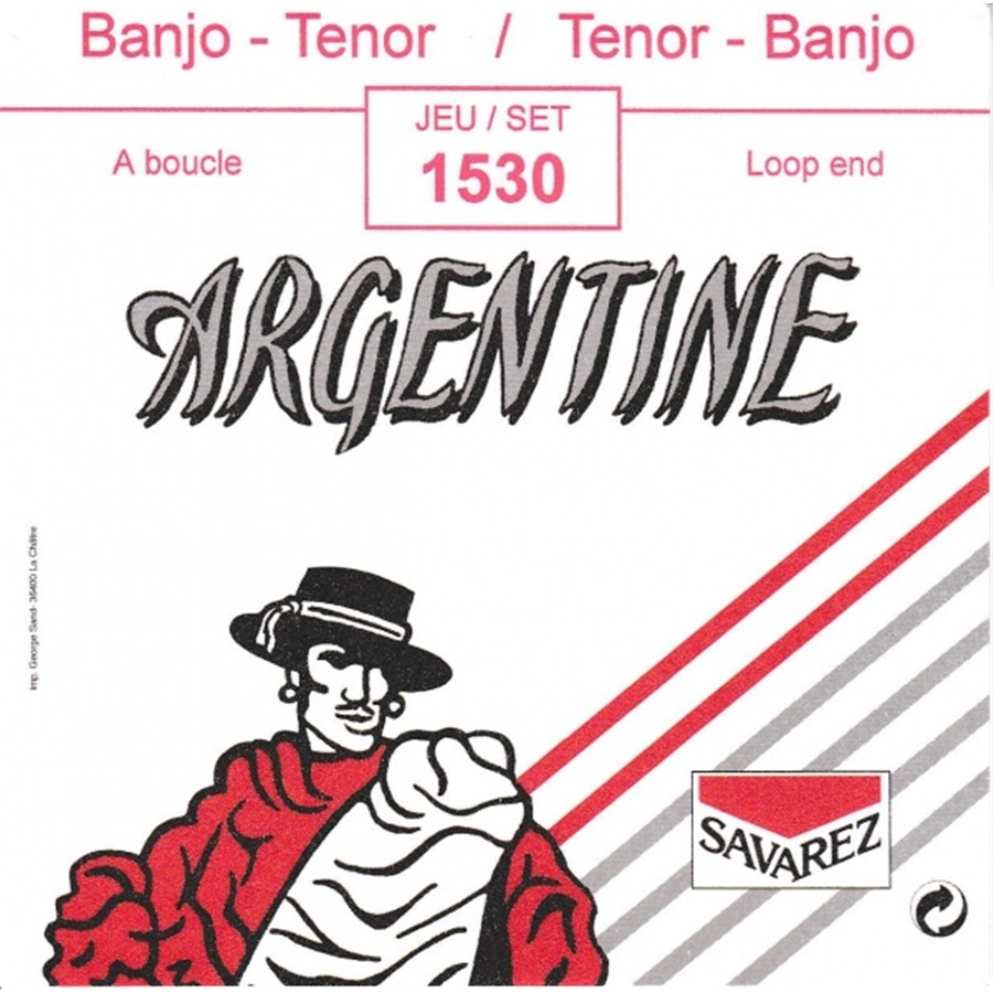 ARGENTINE 1530 Set 4 Corde Loop End Banjo Tenore