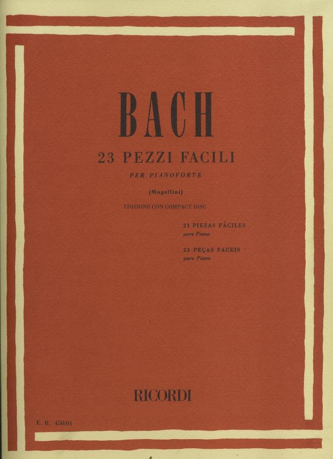 BACH J.S. 23 PEZZI FACILI (+CD)