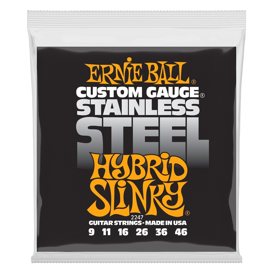 ERNIE BALL 2247 Stainless Steel Hybrid Slinky 9-46
