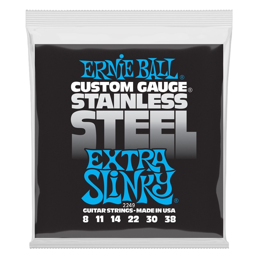 ERNIE BALL 2249 Stainless Steel Extra Slinky 8-38
