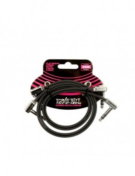 ERNIE BALL 6406 Flat Ribbon Stereo Patch Cable 60,96cm 2-Pk