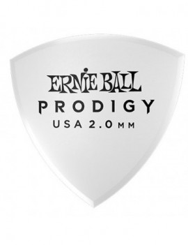 ERNIE BALL 9338 Plettri Prodigy Large White 2,0 mm Busta 6