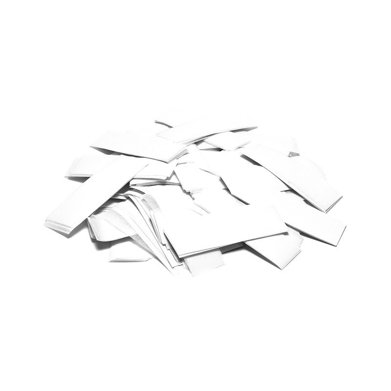 THE CONFETTI MAKER Slow-fall confetti rectangles - White