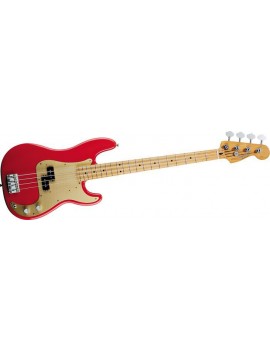 50s Precision Bass® Maple Fingerboard, Fiesta Red