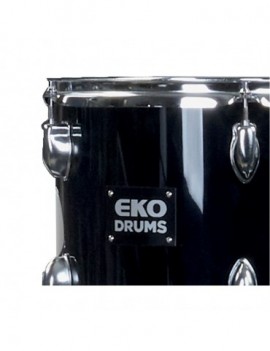 EKO DRUMS ED-100 Drum kit Black - 3 pezzi
