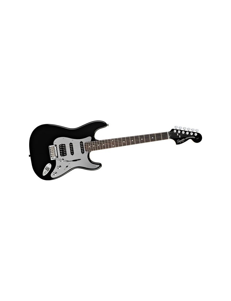 Black and Chrome Standard Stratocaster® HSS, Rosewood Fingerboard,Black